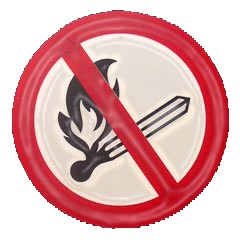 foto symbool voor brandgevaar